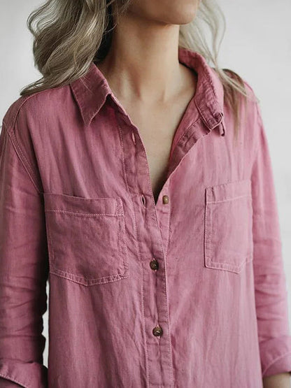 Casual Fall Jumpsuit – Liv | 100% Cotton, with practical pockets