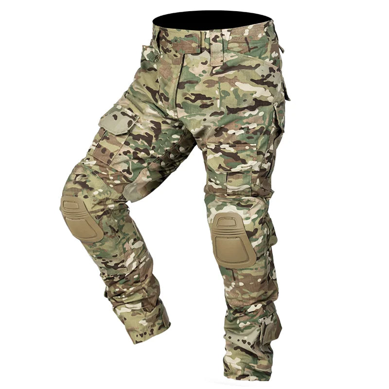 Men's Cargo Trousers with Knee Protection – Tobias