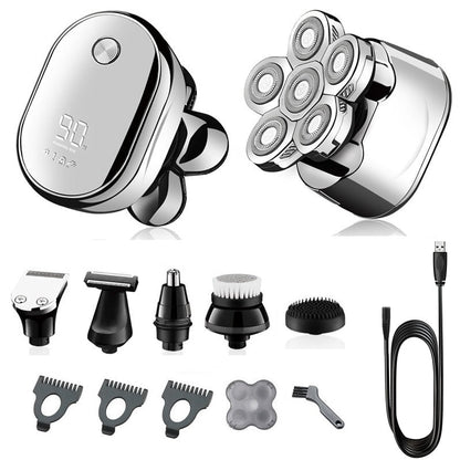 6-in-1 Electric Shaver – TitanEdge-Complete Set-The Livary