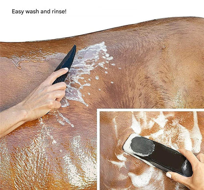 6-In-1 Horse Grooming Brush - EquiGlow-Black-Nora Luxe