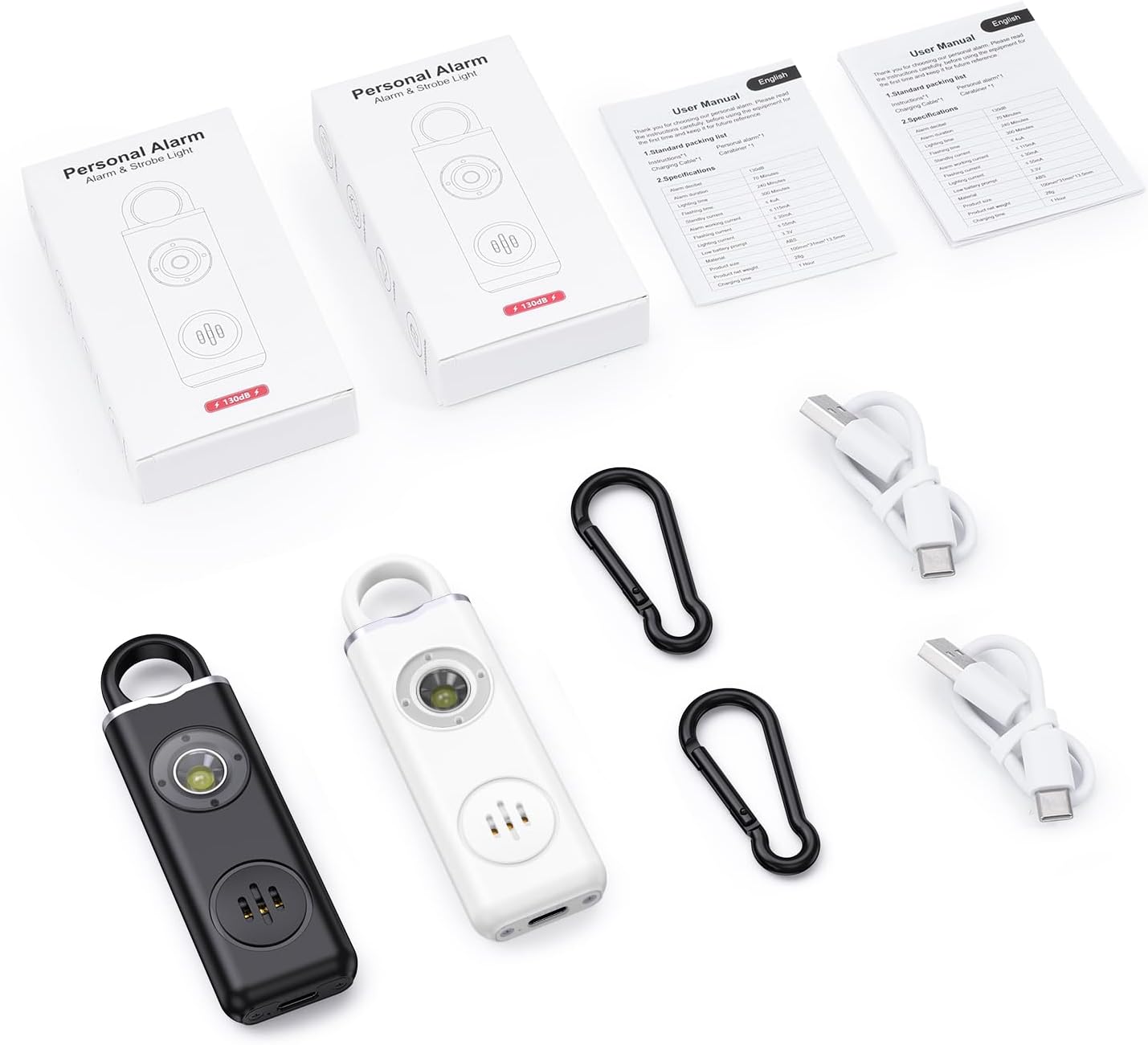 Personal Alarm Keychain 1+1 FREE – Veyora