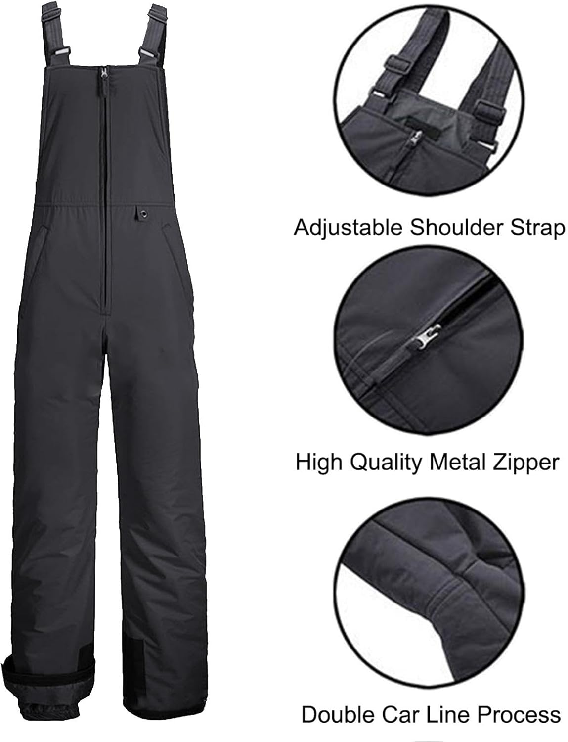 Waterproof Insulated Snowboarding Bibs – Arvion