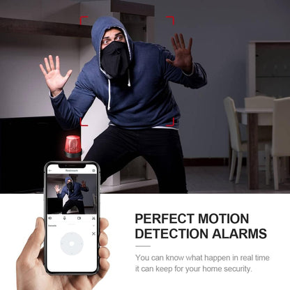 Mini Security Camera 4K WiFi Hidden Indoor Cam with Night Vision