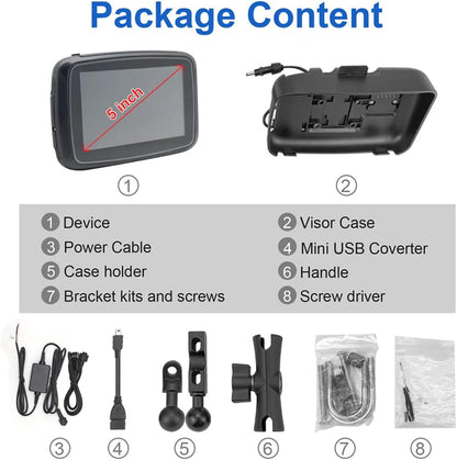 Portable Motorcycle Monitor with 5" IPS Screen – RideMate