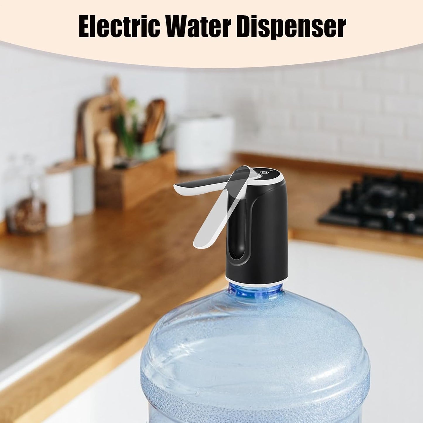 Portable USB Rechargeable Water Dispenser – Hydravo (1+1 FREE)