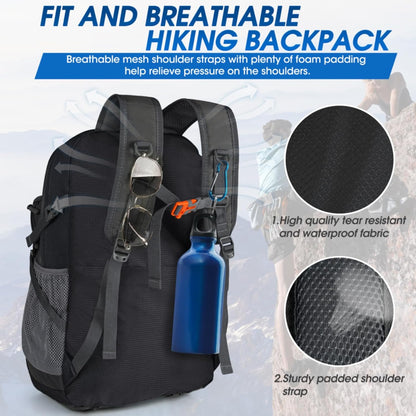 AA OUT OF STOCK 40L Waterproof Hiking & Camping Backpack – Lightweight & Packable