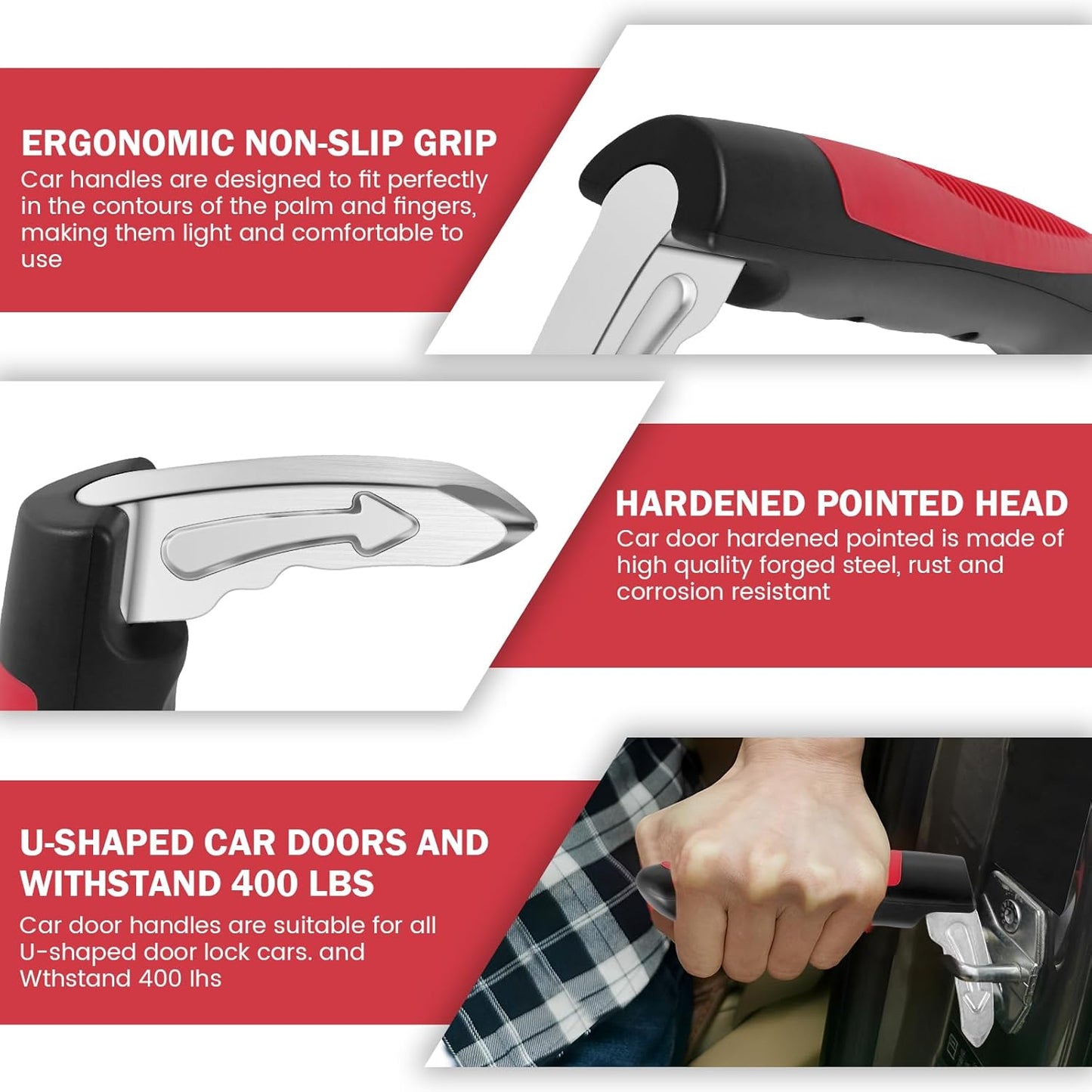 2Pcs Car Assist Handles with Emergency Tools – Moventa