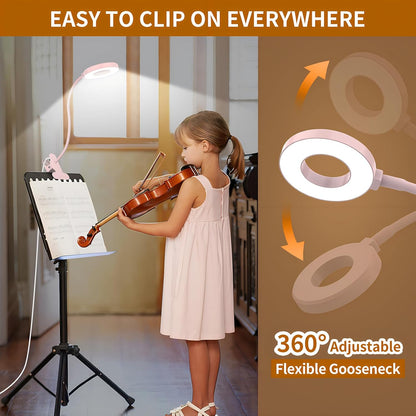 3 Color Modes LED Desk Clamp Lamp with  & Flexible Gooseneck – Selvara (1+1 FREE)