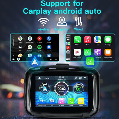 Portable Motorcycle Monitor with 5" IPS Screen – RideMate