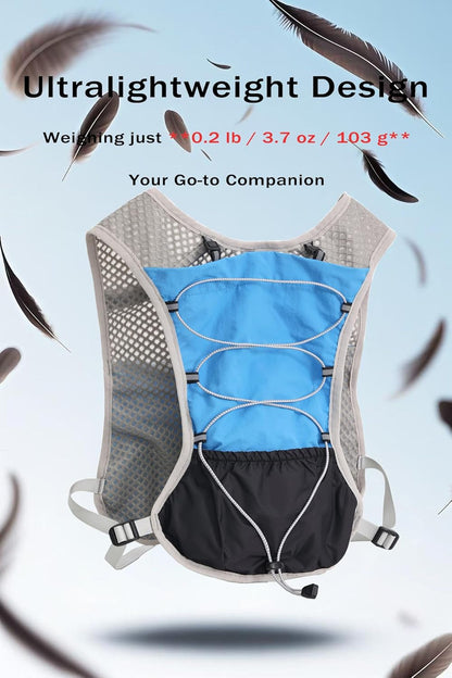 Ultra-Light Hydration Running Vest with 2L Water Bladder – Dravien