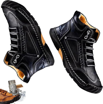 Handmade Waterproof Orthopedic Men’s Boots – Arch Support & Non-Slip Soles – Renvar