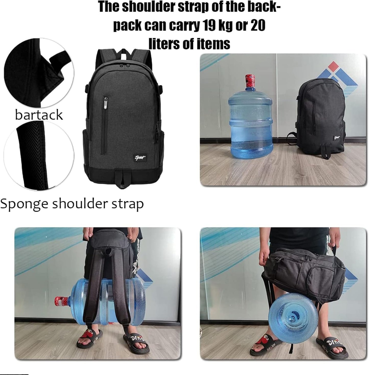 Slim 15.6" (39.62 cm) Travel & Work Laptop Backpack with Organiser Pockets