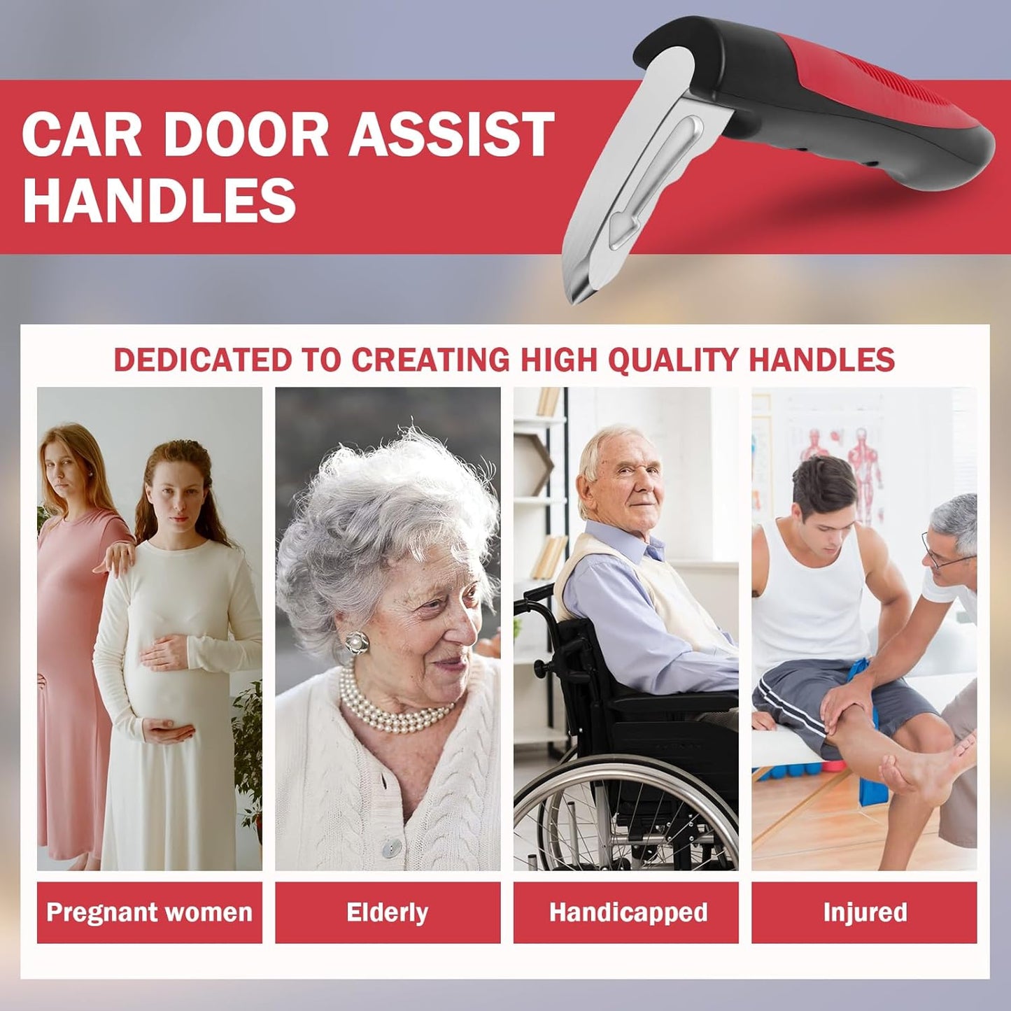 2Pcs Car Assist Handles with Emergency Tools – Moventa