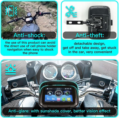 Portable Motorcycle Monitor with 5" IPS Screen – RideMate