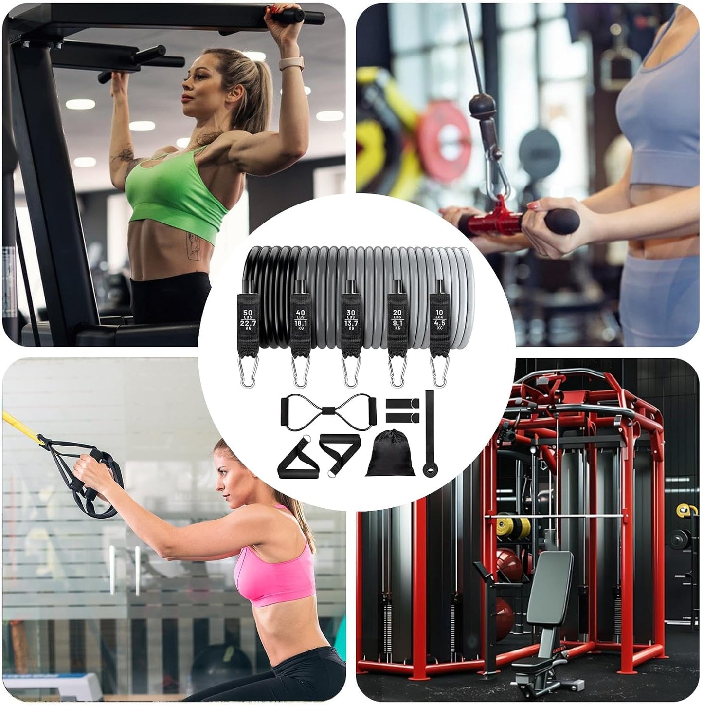 Trainer Suspension Resistance Bands Set – Veltrix