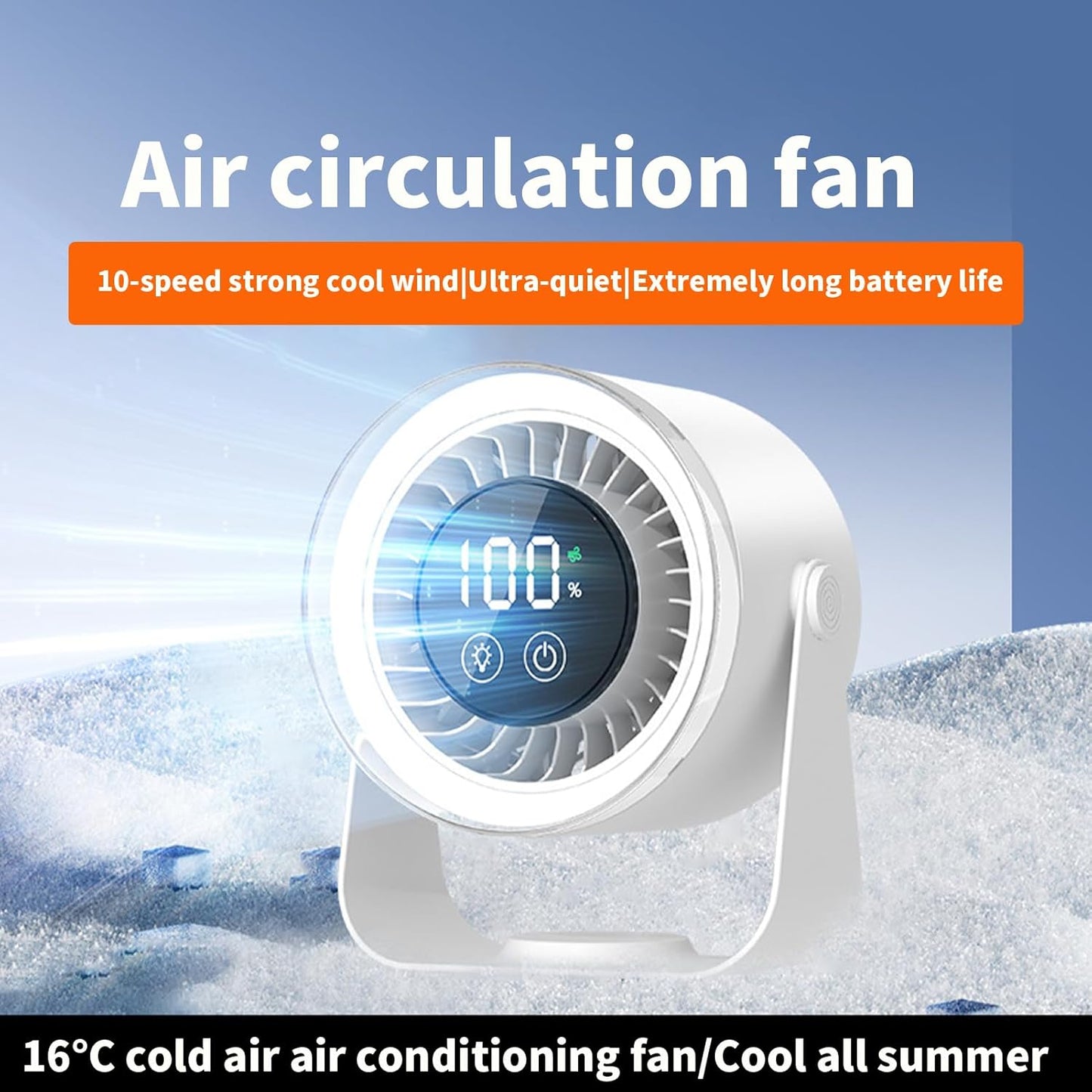 Quiet Desk Fan – Auralis