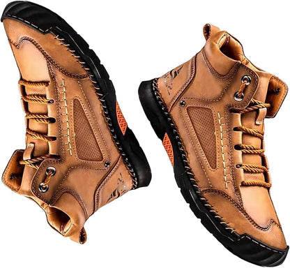 Handmade Waterproof Orthopedic Men’s Boots – Arch Support & Non-Slip Soles – Renvar
