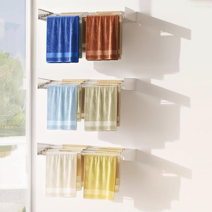 Wall-Mounted Foldable Clothes Drying Rack – DryWall