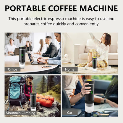 Portable 3-in-1 Espresso Coffee Maker with Rechargeable Battery – Raverno