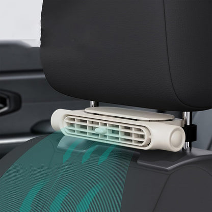 3 Speeds USB Car Cooling Fan & Headrest Mount – AutoBreeze (1+1 FREE)