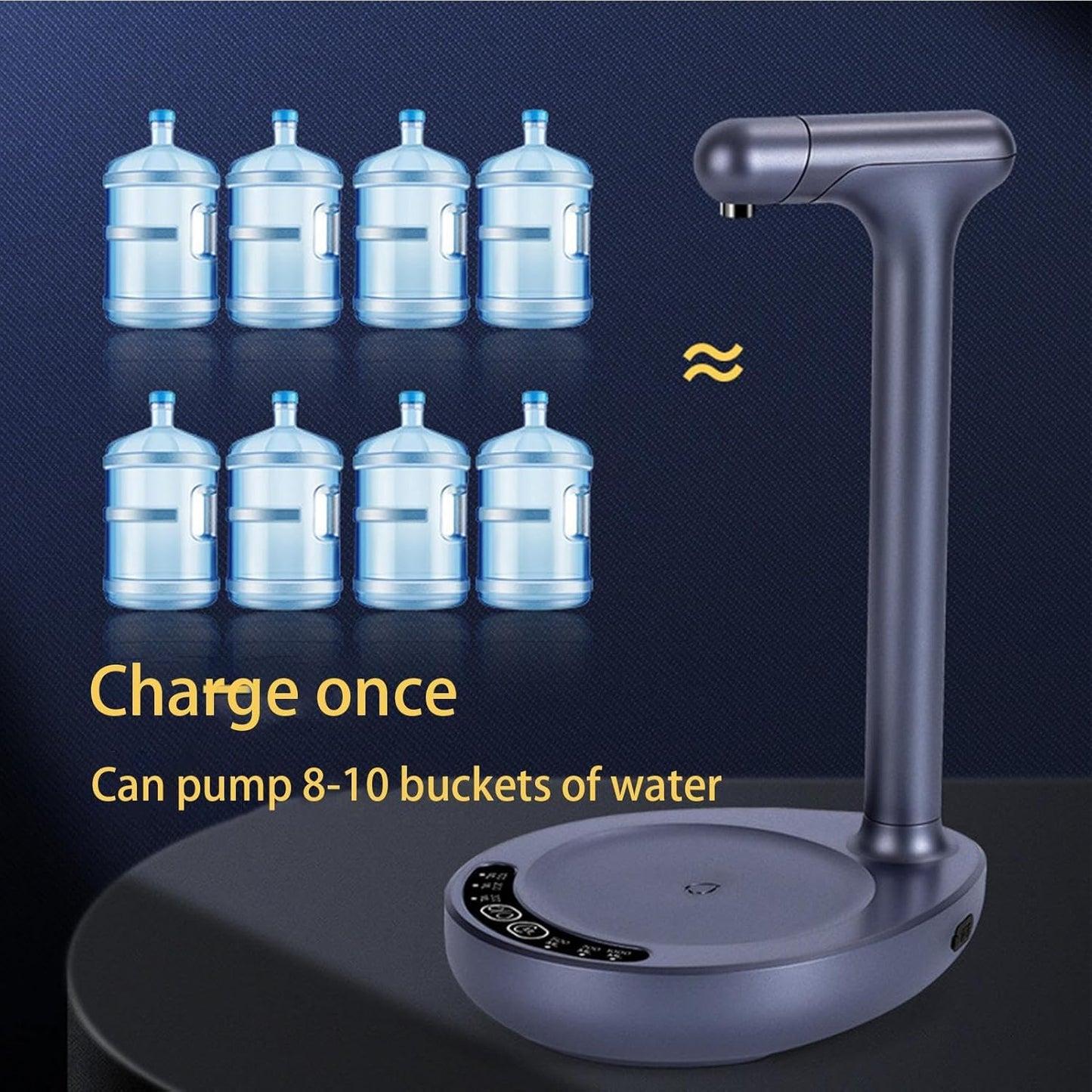 Electric Desktop Water Dispenser 5-Gallon Pump – Aqualis