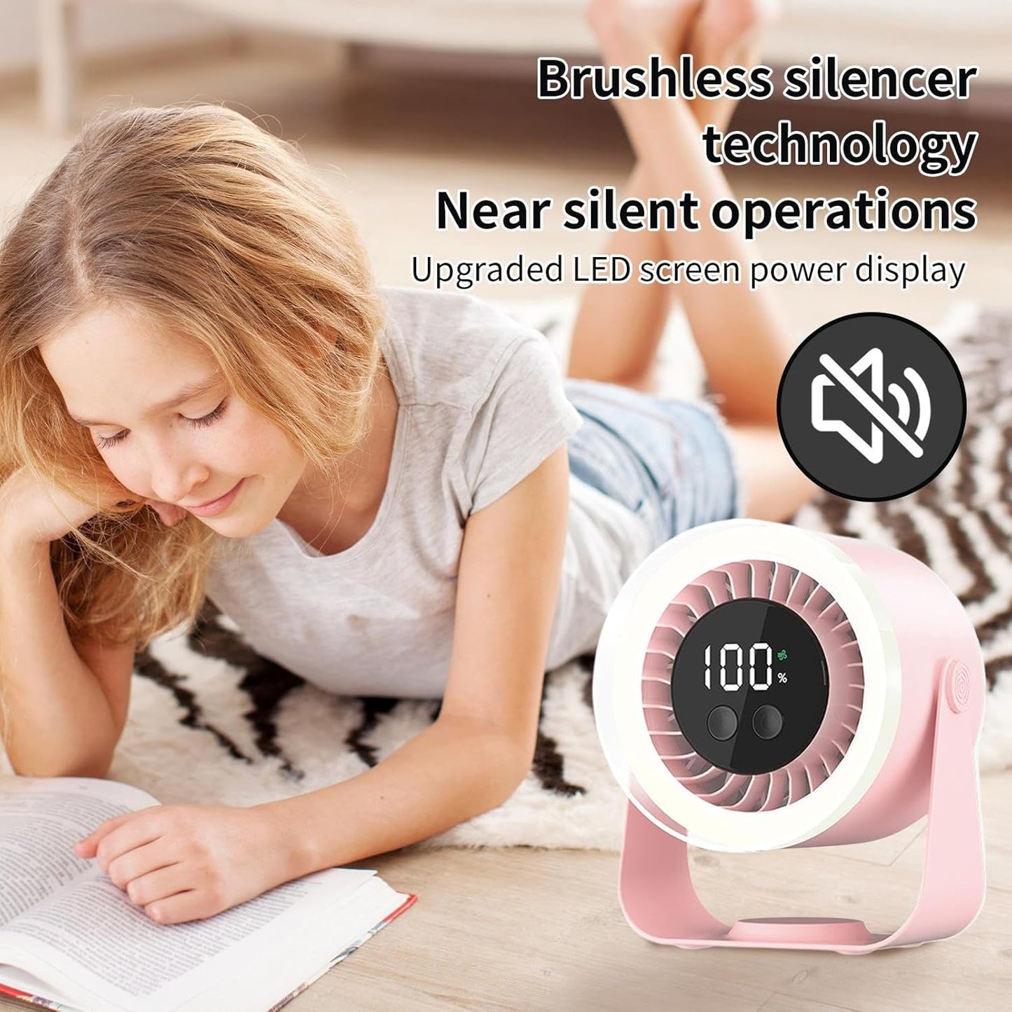 Quiet Desk Fan – Auralis
