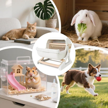 Automatic Odorless Litter Box with Open-Top Design – Felvora