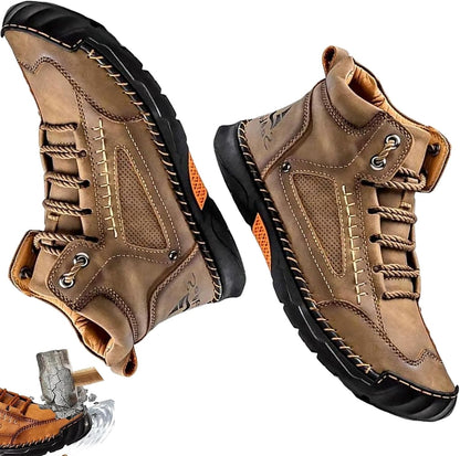 Handmade Waterproof Orthopedic Men’s Boots – Arch Support & Non-Slip Soles – Renvar