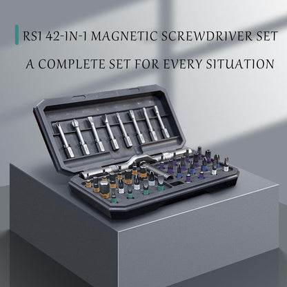 42-in-1 Magnetic Screwdriver Set – Precision Repair Tool Kit with Bits & Handle – Fixaro