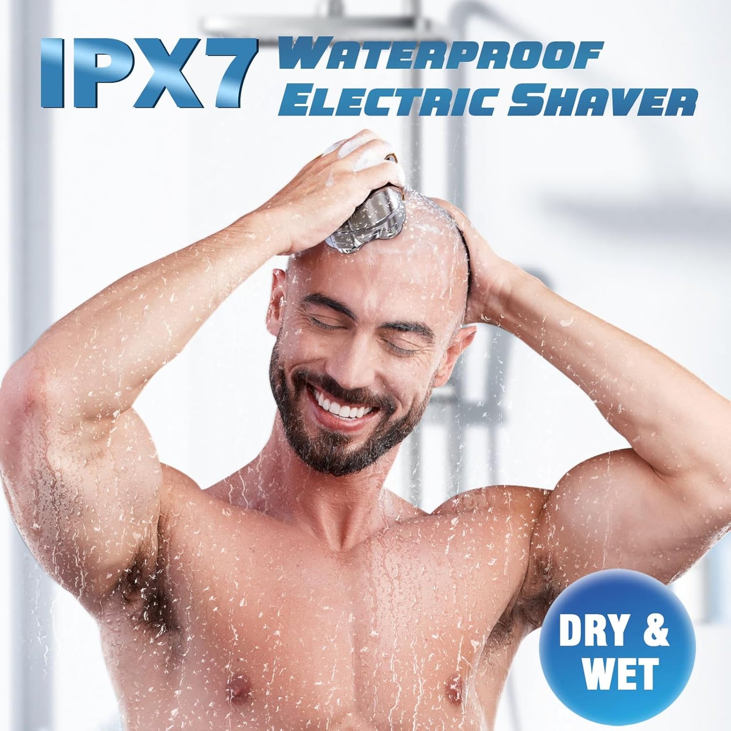 Waterproof Magnetic Head Shaver for Bald Men – Tavien