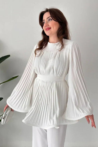 Ladies Pleated Clothing Set – Selene