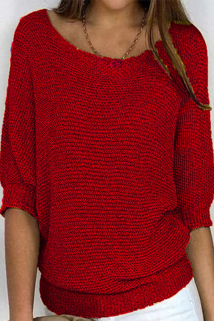 Batwing Sleeve Women's Sweater with Loose Fit – Mira