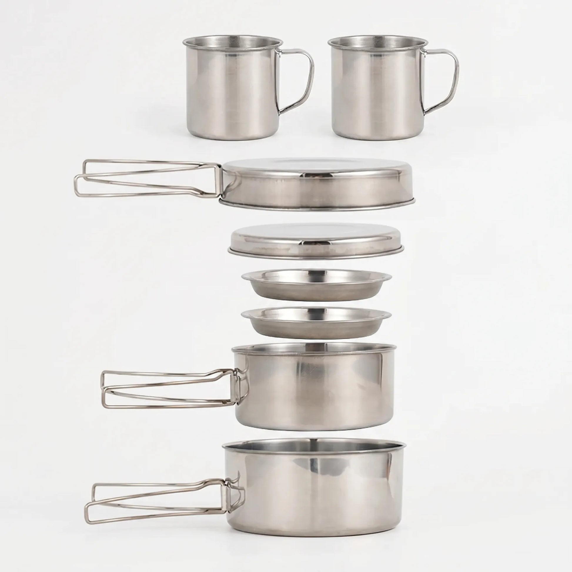 8-Piece outdoor Camping Cookware Set -  Wildkit