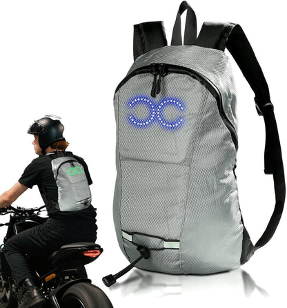 LED Travel Backpack – Waterproof Luminous Rucksack with Audio-Responsive Glow – Nexora