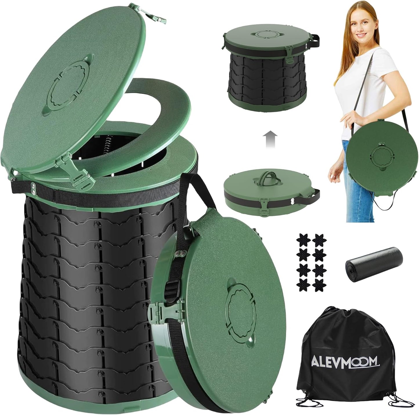 Portable Toilet with Adjustable Height – CampMate