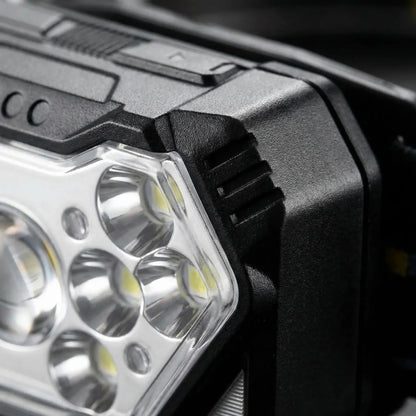 9-LED USB Rechargeable Headlamp -  Luxbeam