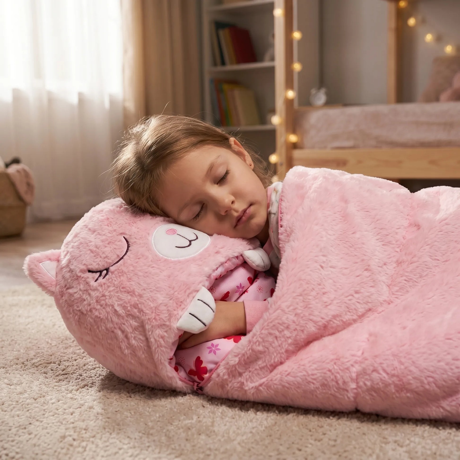 Animal Character Plush Sleeping Bag -  Plushrest
