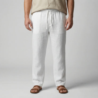 Ankle-Length Drawstring Casual Pants - Adam