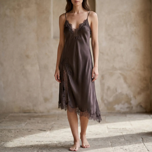 Asymmetrical Slip Dress -  Esther