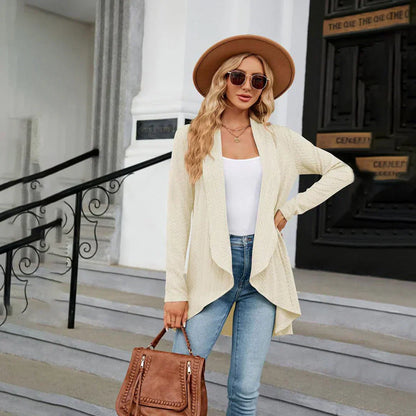 Knitted Ladies Cardigan with Open Fit – Aurora