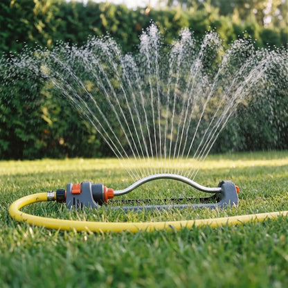 Automatic Oscillating Lawn Sprinkler - Aquivox