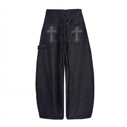 Baggy Wide Leg Trousers -  Jo