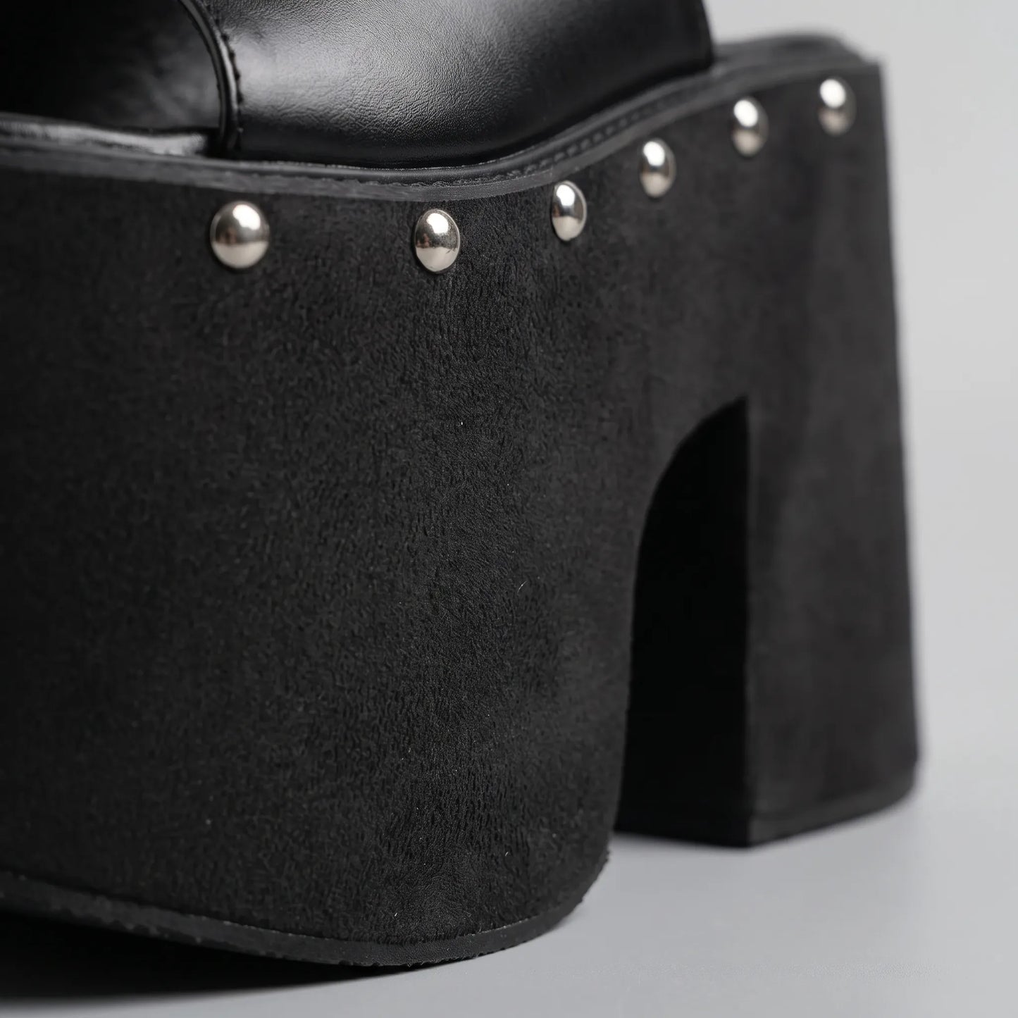 Black Platform Sandals - Nicole