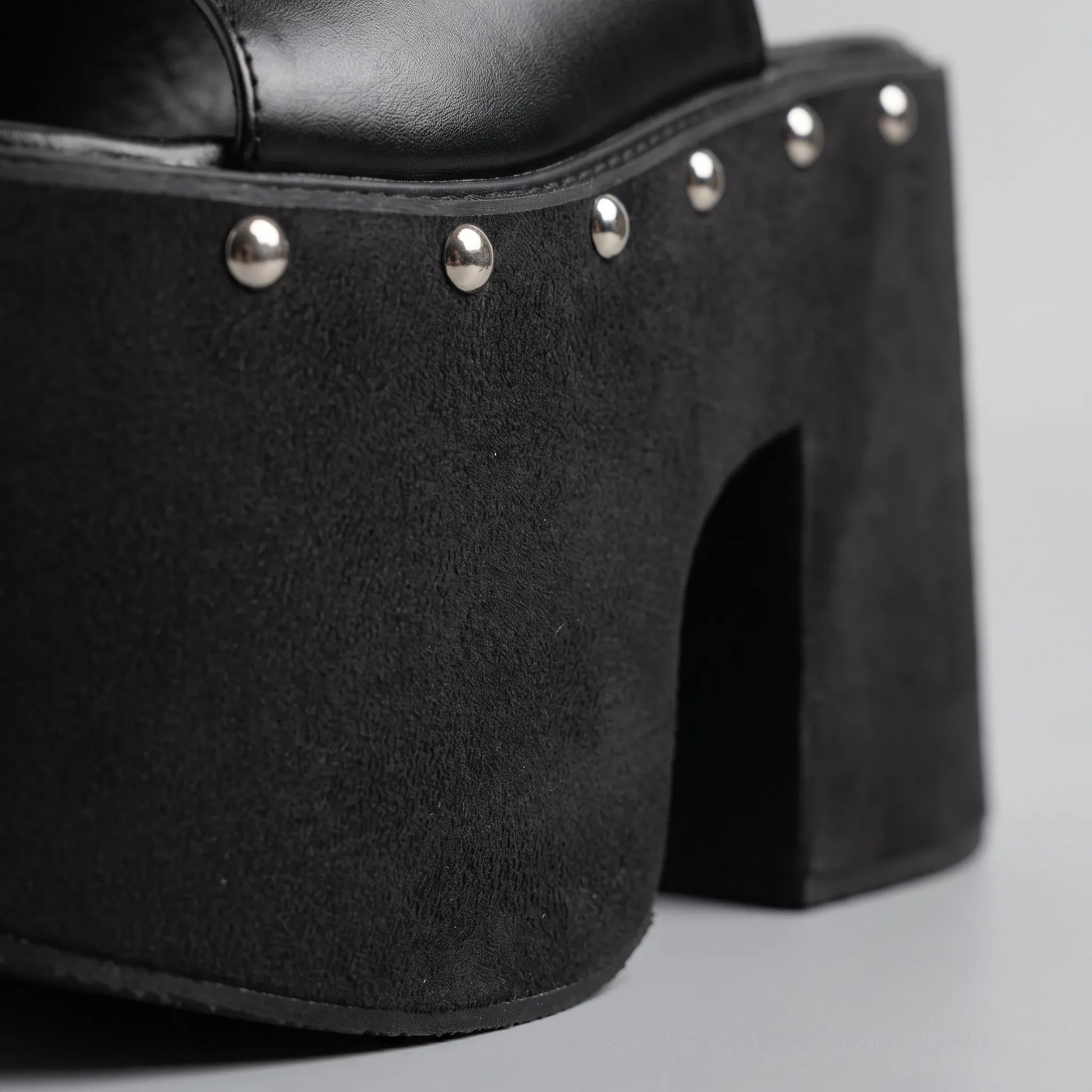 Black Platform Sandals - Nicole