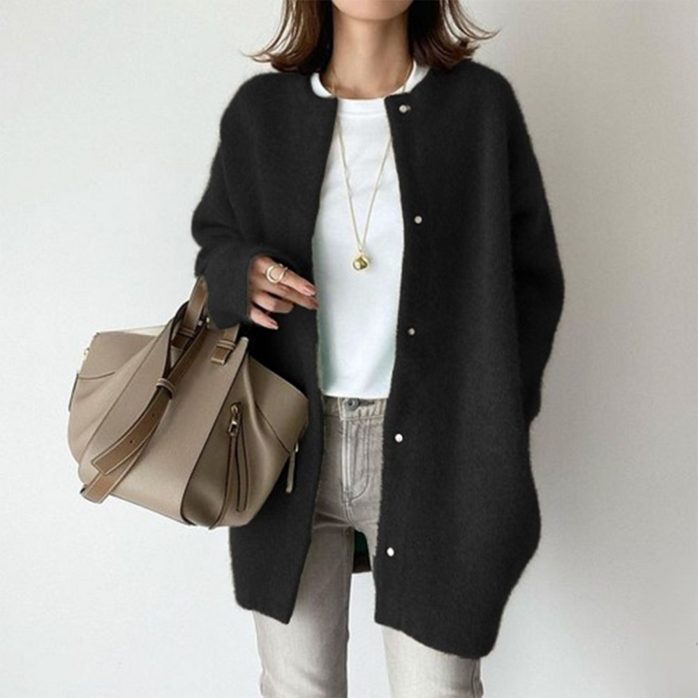 Long Sleeve Women's Cardigan with Pockets – Liora