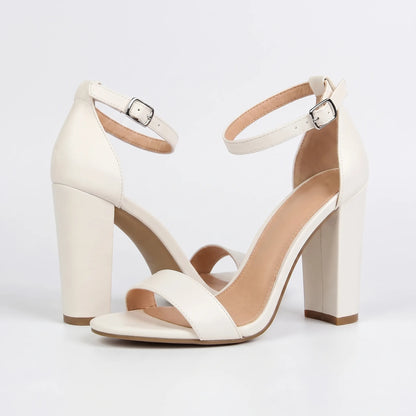 Block Heel Gladiator Sandals - Gloria