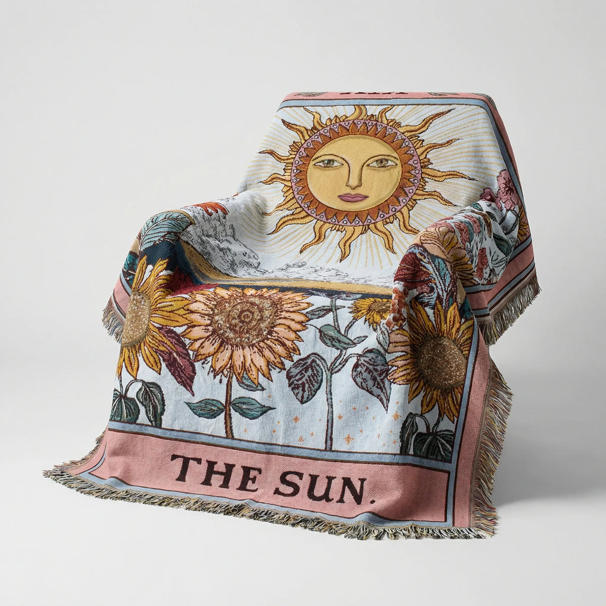 Boho Sun Tapestry Throw - Solavine