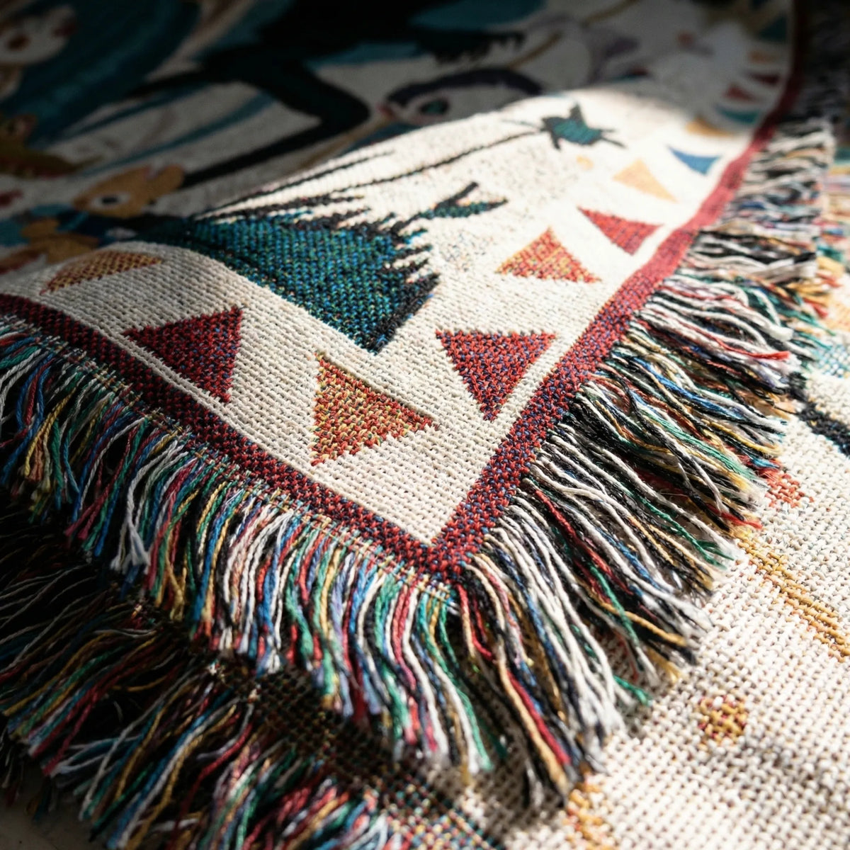Boho Tapestry Throw Blanket - Desertloom
