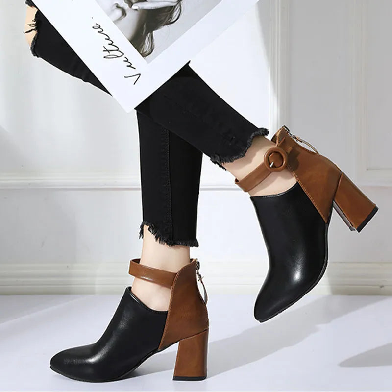 Ladies Ankle Boots with Heel – Celeste
