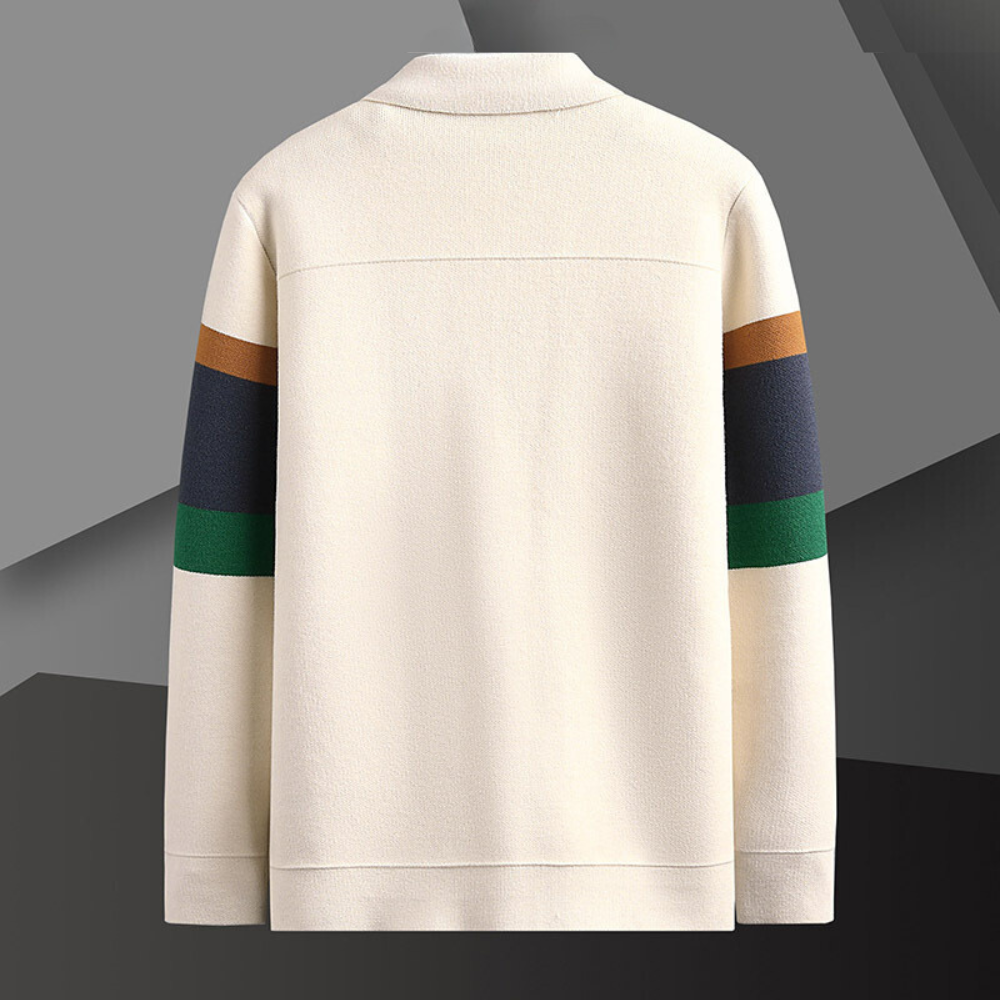 Herenvest with Button Closure and Stripes – Enzo